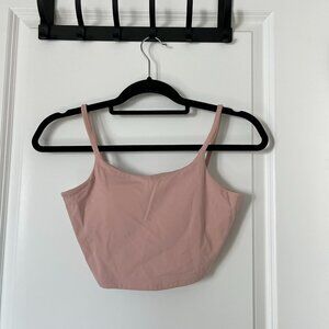 Dazy Light Pink Small Sports Bra